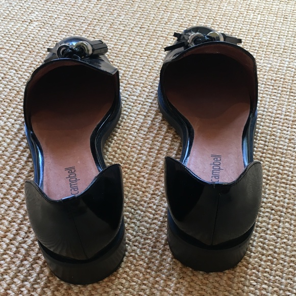 Jeffrey Campbell | Open Case Black Patent Leather Loafers - Picture 9 of 10